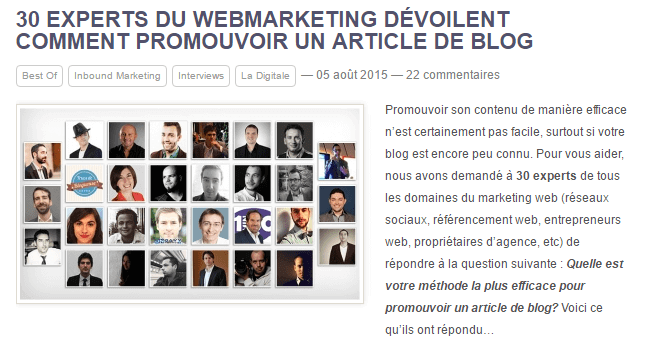 les webmarketeurs francophones